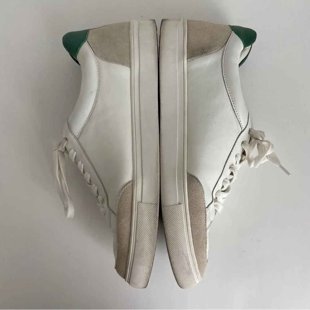Birdies Womens Cardinal White Green Leopard Trim Multi sneaker shoes Size‎ 10.5